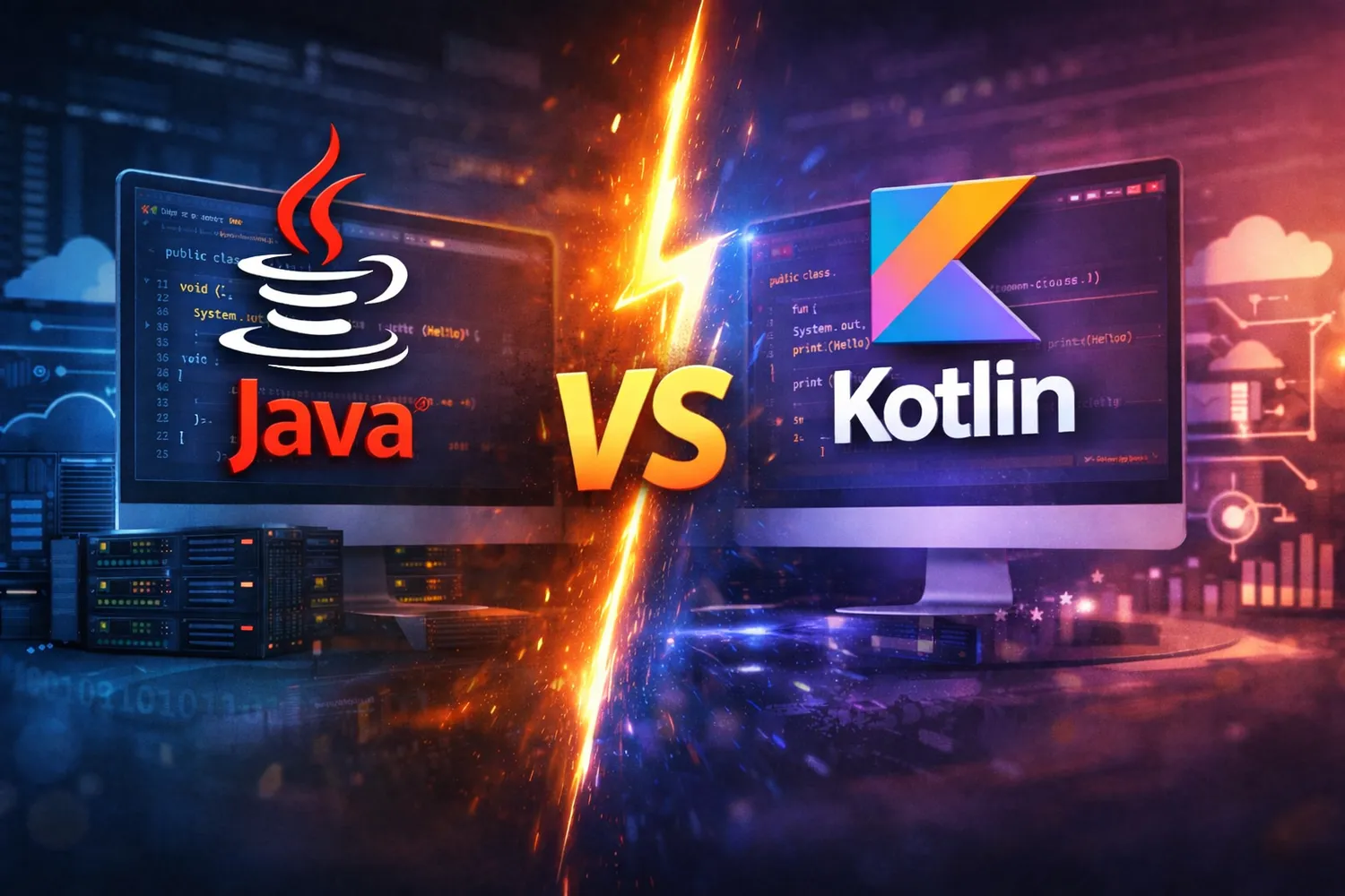 Cover for Java vs Kotlin en proyectos reales