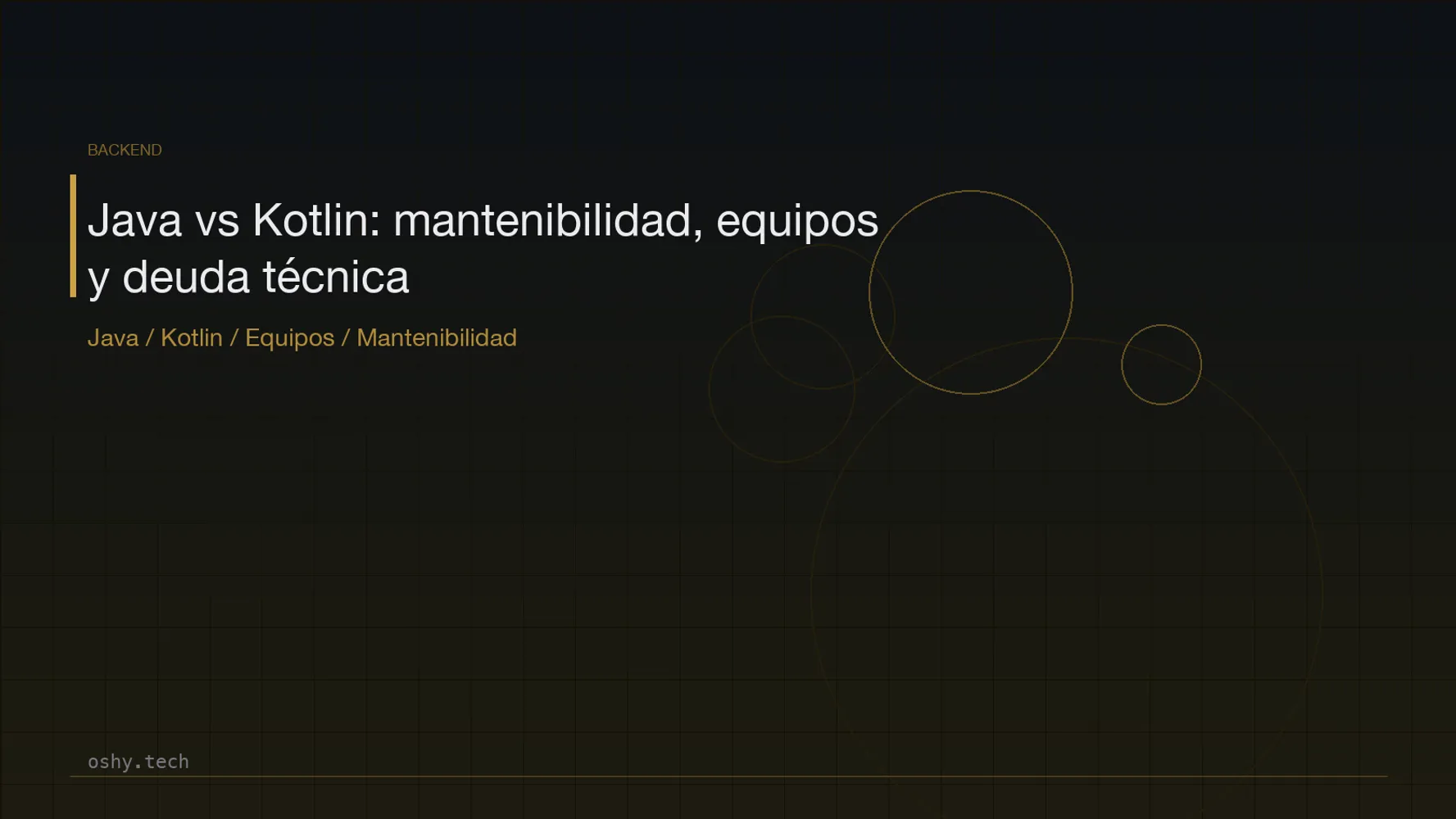 Cover for Java vs Kotlin no es solo sintaxis: mantenibilidad, equipos y deuda técnica