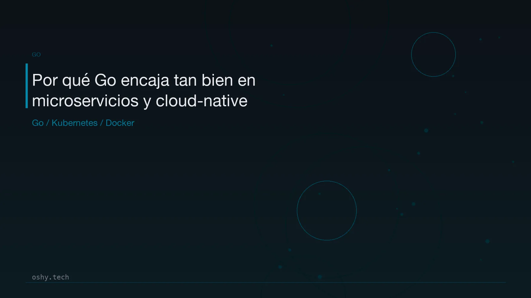 Cover for Por qué Go encaja tan bien en microservicios y cloud-native
